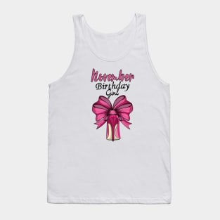 November Birthday Girl Tank Top